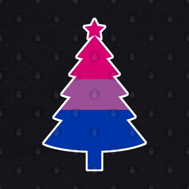 Christmas Tree LGBT Flag Bisexual by aaallsmiles